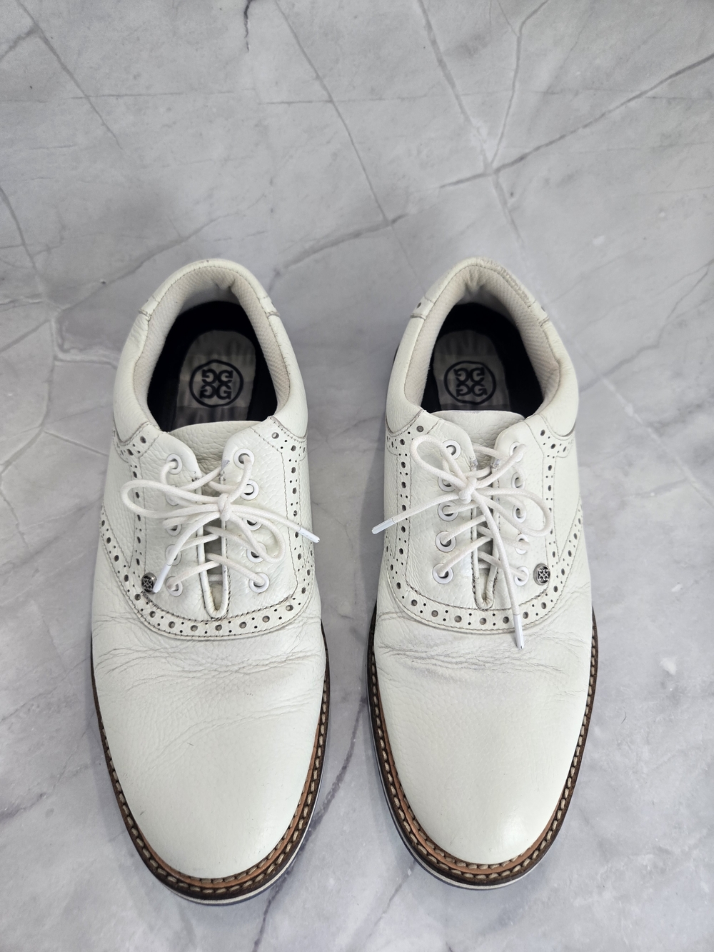 G/FORE White Leather 11.5